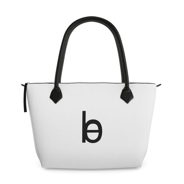 Zip Top Glass Handbag